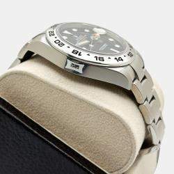 Pre Owned Rolex Explorer II 216570 Automatic Black Stainless Steel Men's Wristwatch 42 mm