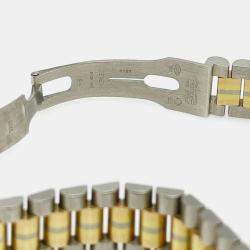 Pre Owned Rolex President Datejust Tridor 78279 Automatic 18K Yellow Rose White Gold Men's Wristwatch 31 mm