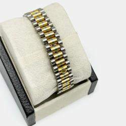Pre Owned Rolex President Datejust Tridor 78279 Automatic 18K Yellow Rose White Gold Men's Wristwatch 31 mm
