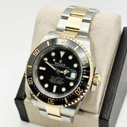 Pre Owned Rolex Sea Dweller 126603 Automatic 18K Yellow Gold Stainless Steel Men's Wristwatch 43 mm