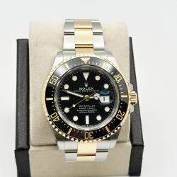 Pre Owned Rolex Sea Dweller 126603 Automatic 18K Yellow Gold Stainless Steel Men's Wristwatch 43 mm