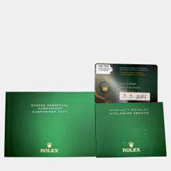 Pre Owned Rolex Submariner 124060 Automatic Black Ceramic Stainless Steel Men's Wristwatch 41 mm