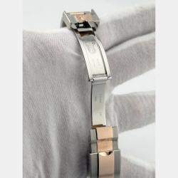 Pre Owned Rolex Yacht Master 126621 Automatic Black 18K Rose Gold Stainless Steel Men's Wristwatch 40 mm