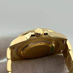 Pre Owned Rolex GMT Master II 116718 Automatic Black and Yellow 18K Yellow Gold Men's Wristwatch 40mm