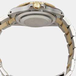 Pre Owned Rolex GMT Master II 16713 Automatic Black 18K Yellow Gold Stainless Steel Men's Wristwatch 40 mm