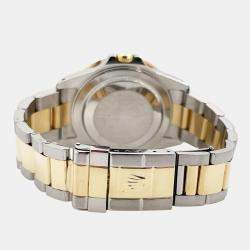 Pre Owned Rolex GMT Master II 16713 Automatic Black 18K Yellow Gold Stainless Steel Men's Wristwatch 40 mm