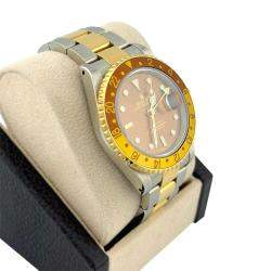 Pre Owned Rolex GMT Master II 16713 Automatic Root Beer 18K Yellow Gold & Stainless Steel Men's Wristwatch 40mm