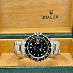 Pre Owned Rolex GMT-Master II 16710 Automatic Black Stainless Steel Men's Wristwatch 40mm