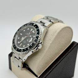 Pre Owned Rolex GMT-Master II 16710 Automatic Black Stainless Steel Men's Wristwatch 40mm
