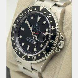 Pre Owned Rolex GMT-Master II 16710 Automatic Black Stainless Steel Men's Wristwatch 40 mm
