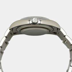 Pre Owned Rolex Oyster Perpetual 114300 Automatic Blue Stainless Steel Men's Wristwatch 39mm