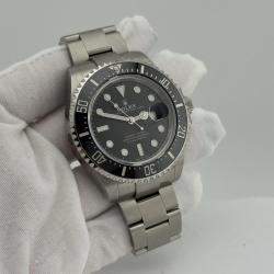 Pre Owned Rolex Sea Dweller 126600 Automatic Black Stainless Steel Men's Wristwatch 43mm