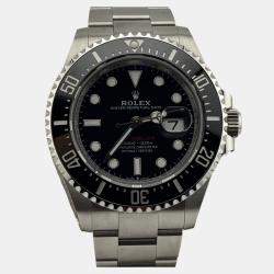 Pre Owned Rolex Sea Dweller 126600 Automatic Black Stainless Steel Men's Wristwatch 43mm