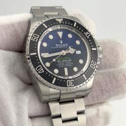 Pre Owned Rolex Sea-Dweller Deepsea 126660 Automatic Black Stainless Steel Men's Wristwatch 44mm