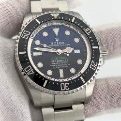 Pre Owned Rolex Sea-Dweller Deepsea 126660 Automatic Black Stainless Steel Men's Wristwatch 44mm