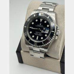 Pre Owned Rolex Submariner 116610 Automatic Black Stainless Steel Men's Wristwatch 40mm