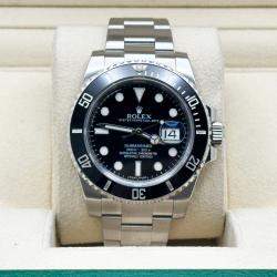 Pre Owned Rolex Submariner 116610 Automatic Black Stainless Steel Men's Wristwatch 40mm