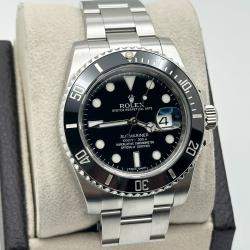 Pre Owned Rolex Submariner 116610 Automatic Black Stainless Steel Men's Wristwatch 40mm