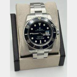 Pre Owned Rolex Submariner 116610 Automatic Black Stainless Steel Men's Wristwatch 40mm