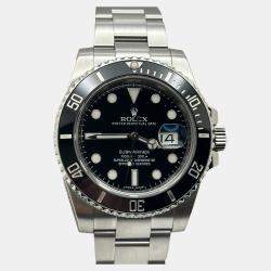 Pre Owned Rolex Submariner 116610 Automatic Black Stainless Steel Men's Wristwatch 40mm