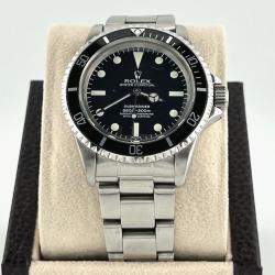 Pre Owned Rolex Submariner 5512 Automatic Stainless Steel Men's Wristwatch 40mm