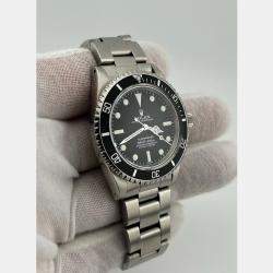 Pre Owned Rolex Submariner 5512 Automatic Stainless Steel Men's Wristwatch 40mm