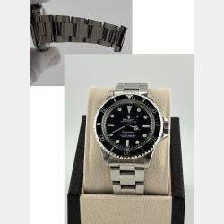 Pre Owned Rolex Submariner 5512 Automatic Stainless Steel Men's Wristwatch 40mm
