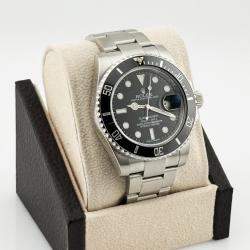 Pre Owned Rolex Submariner Date 116610 Automatic Black Stainless Steel Men's Wristwatch 40mm