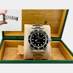 Pre Owned Rolex Submariner No Date 14060 Automatic Black Stainless Steel Men's Wristwatch 40mm