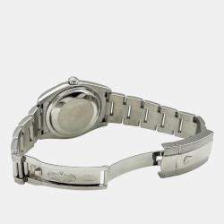 Pre Owned Rolex Datejust 116234 Automatic Mother Of Pearl 18K White Gold & Stainless Steel Men's Wristwatch 36mm