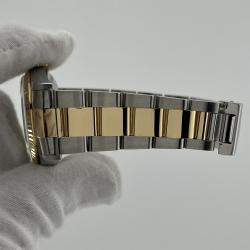 Pre Owned Rolex Datejust 16233 Automatic Roman Ivory Stainless Steel 18K Yellow Gold Men's Wristwatch 36 mm