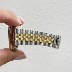 Pre Owned Rolex Datejust 16233 Automatic Mother of Pearl Diamond Stainless Steel 18K Gold Jubilee Men's Wristwatch 36 mm