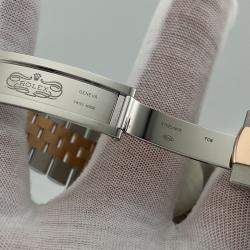 Pre Owned Rolex Datejust 126331 Automatic Slate Wimbledon 18K Rose Gold Stainless Steel Men's Wristwatch 41 mm