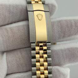 Pre Owned Rolex Datejust 126333 Automatic Champagne Diamond 18K Yellow Gold Stainless Steel Men's Wristwatch 41 mm