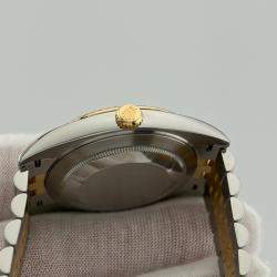 Pre Owned Rolex Datejust 126333 Automatic Champagne Diamond 18K Yellow Gold Stainless Steel Men's Wristwatch 41 mm