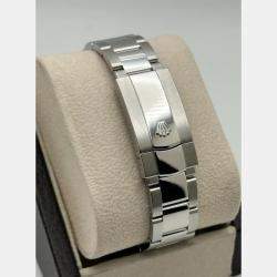 Pre Owned Rolex Datejust 126334 Automatic Slate Diamond Stainless Steel Men's Wristwatch 41 mm