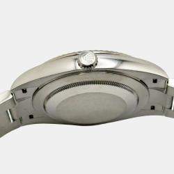 Pre Owned Rolex Datejust 126334 Automatic Slate Diamond Stainless Steel Men's Wristwatch 41 mm
