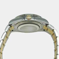 Pre Owned Rolex Datejust II 116333 Automatic Champagne 18K Yellow Gold Stainless Steel Men's Wristwatch 41 mm