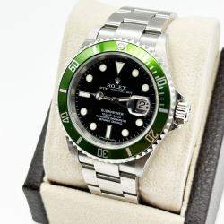 Pre Owned Rolex Submariner 16610V Automatic Black Stainless Steel Men's Wristwatch 40 mm