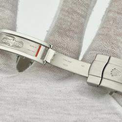 Pre Owned Rolex Oyster Perpetual 116000 Automatic Silver Stainless Steel Men's Wristwatch 36 mm
