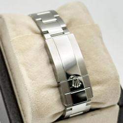 Pre Owned Rolex Yacht Master 268622 Automatic Slate Platinum Stainless Steel Men's Wristwatch 37 mm