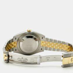 Pre Owned Rolex Datejust 126333 Automatic Champagne Diamond 18K Yellow Gold Stainless Steel Men's Wristwatch 41 mm