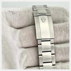 Pre Owned Rolex Datejust 126334 Automatic Slate Rhodium Stainless Steel Men's Wristwatch 41 mm