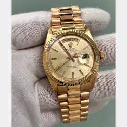 Pre Owned Rolex President Day-Date 1803 Automatic 18K Rose Gold Men's Wristwatch 36 mm