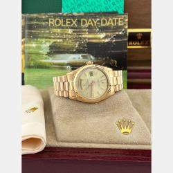Pre Owned Rolex President Day-Date 1803 Automatic 18K Rose Gold Men's Wristwatch 36 mm