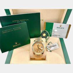 Pre Owned Rolex President Day-Date 228238 Automatic 18K Yellow Gold Men's Wristwatch 40 mm
