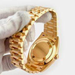 Pre Owned Rolex President Day-Date 228238 Automatic 18K Yellow Gold Men's Wristwatch 40 mm