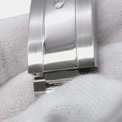 Pre Owned Rolex Datejust II 116334 Automatic Black 18k White Gold Stainless Steel Men's Wristwatch 41 mm