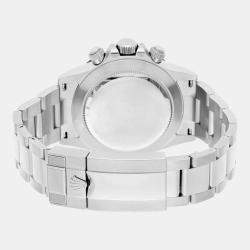 Pre Owned Rolex Cosmograph Daytona 116500LN-0001 Automatic White Stainless Steel Men's Watch 40 mm