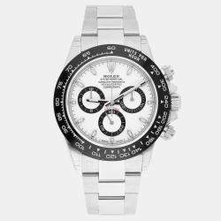 Pre Owned Rolex Cosmograph Daytona 116500LN-0001 Automatic White Stainless Steel Men's Watch 40 mm